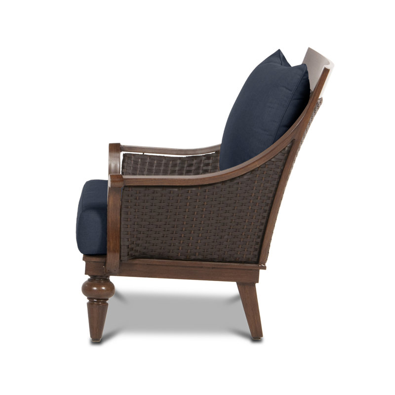 Somerby Outdoor Lounge Chair, Spectrum Indigo Sunbrella® Plainweave