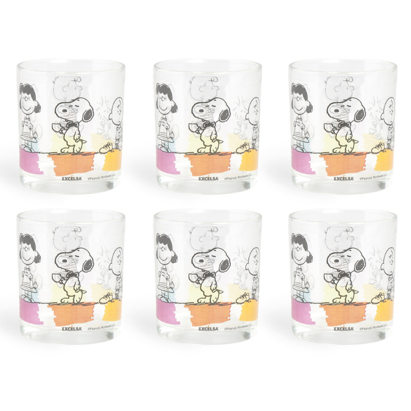 Peanuts 250ml Drinking Glass Set