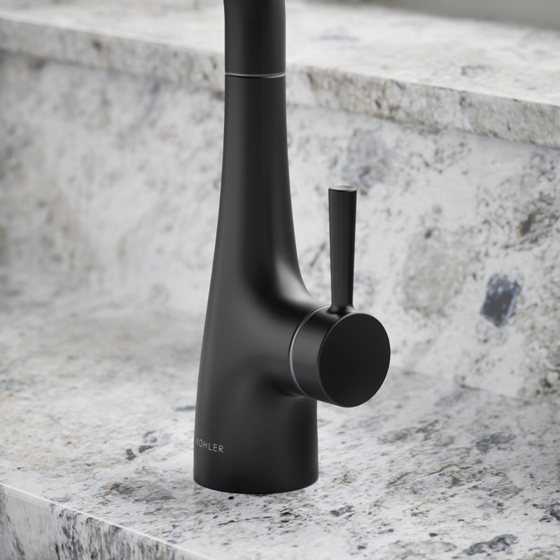 Transitional Beverage Faucet, Matte Black