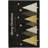 Premium Machine Washable Dream Shag ADS222 Gold Christmas Trees Rug-876782494