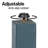 Archer 18" Modern Square Acacia Wood Outdoor Side Table, Glossy Nautical Blue Slatted Patio Accent End Table for Porch & Poolside-171031255