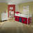 Jasper Twin Junior Loft Bed, Frame And Red/blue Bottom Playhouse Tent-99322872