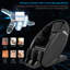 Fauteuil de massage inclinable électrique en similicuir-1747935697