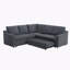 Canapé-lit en chenille 81,5 po Idalmis-1501751778