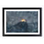 Moon Behind the Mountains in Canada - Picture Frame Painting Print-56633383-56633382