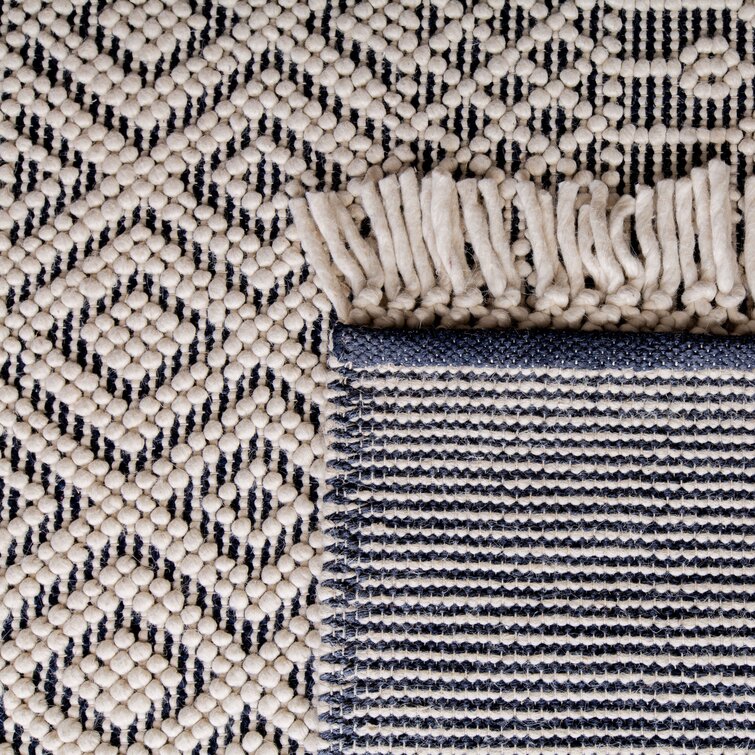 Litchfield Handmade Flatweave Wool/Cotton Area Rug in Cream Langley Street Rug Size: Rectangle 5' x 7'6