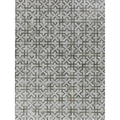Natural Hide Cowhide Geometric Indoor Rug