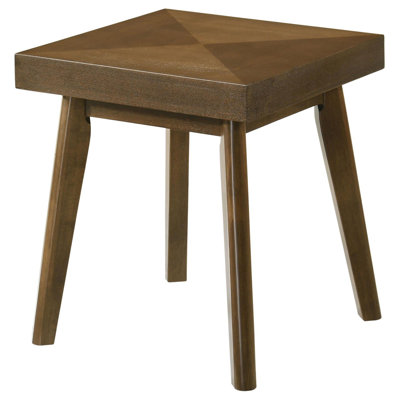 Noblitt Walnut Brown Square End Table