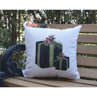 Housse de coussin carrée d’extérieur et d’extérieur maçelli nature