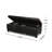Faux Leather Upholstered Bench with Flip Top-15808660