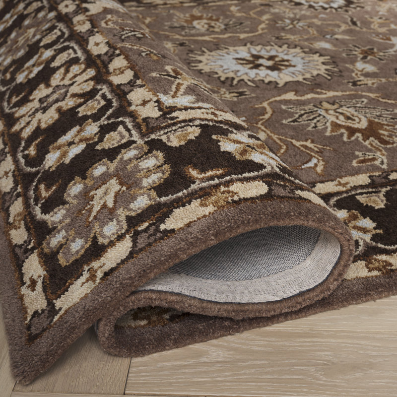Tingley Hand Tufted Wool Pile Oriental Rug, Rectangle 6' x 9'