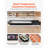 Sushi Display Case Refrigerator, 2.9 Cu.ft Commercial Sushi Case, 5-Pan Countertop  Showcase with Curved Glass, LED Lighting, and Digital Temperature Control, for Sushi-Bar, Restaurant, Store