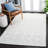 Fernandina Damask Handmade Tufted Wool Light Gray/Ivory Area Rug-521239414