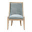 Chaise rembourrée avec garniture cloutée-133437382