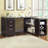 Cappuccino 3-Drawer L-Shape Computer Desk-1834205254