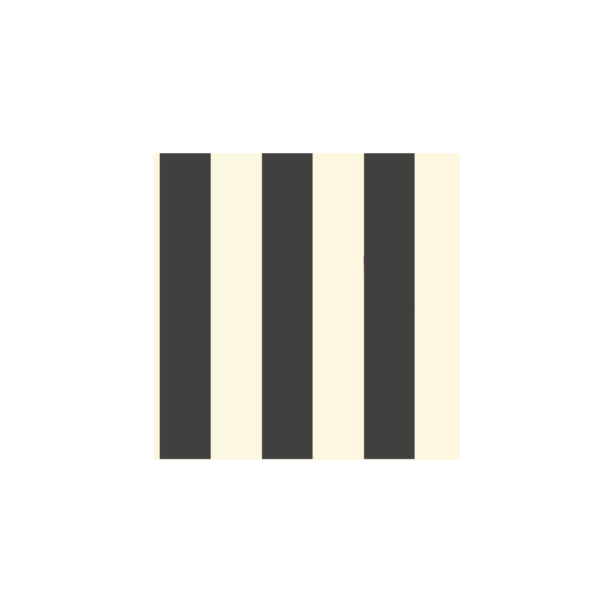 Modern Striped Wallpaper, Black/White