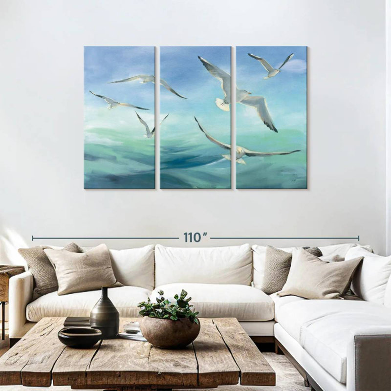 Brampt Mesmerizing Sea Flight, 48" H x 74" W