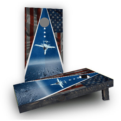 Navy Jets Cornhole Game Set
