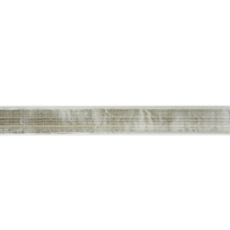 Gaspard Velvet Tape Wide, Gray/ Neutral