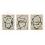 Twisted 1, 2, 3. Set Of 3 Framed 3 Pieces by Jacques Pilon Print-2022973808-2022973814