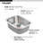 Club 13.63'' L Undermount Single Bowl Stainless Steel Kitchen Sink