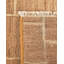 Tapis unique en laine noué à la main brun / blanc 8 pi 2 po x 10 pi 2 po New Age