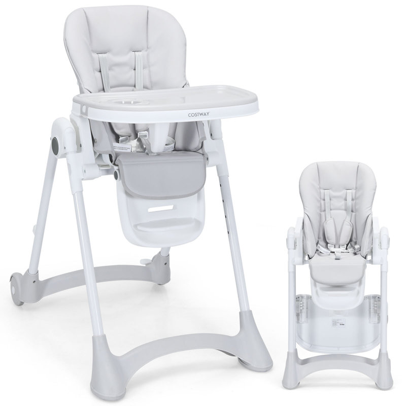 Kwabena High Chair, Light Grey