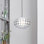 Luminaire suspendu sphère 1 lumière Winebarger