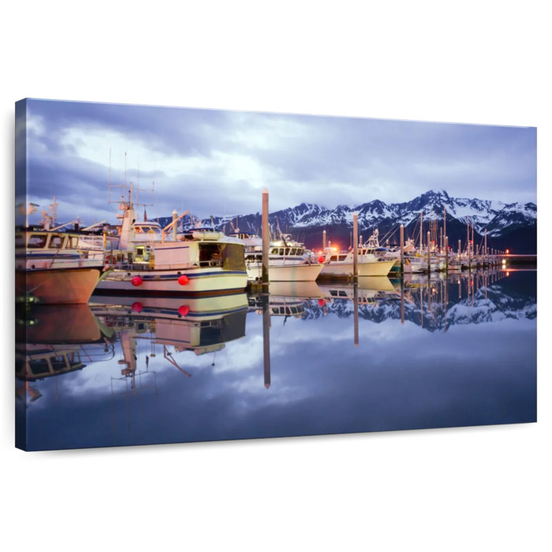 Mehar Alaskan Harbor Boat Dock, 32" H x 48" W