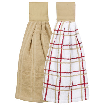 Cotton Plaid Waffle Dish Cloth Kitchen Towel