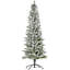 Arbre de Noël artificiel pin illuminé enneigé 6 pi avec branches réalistes et 394 pointes