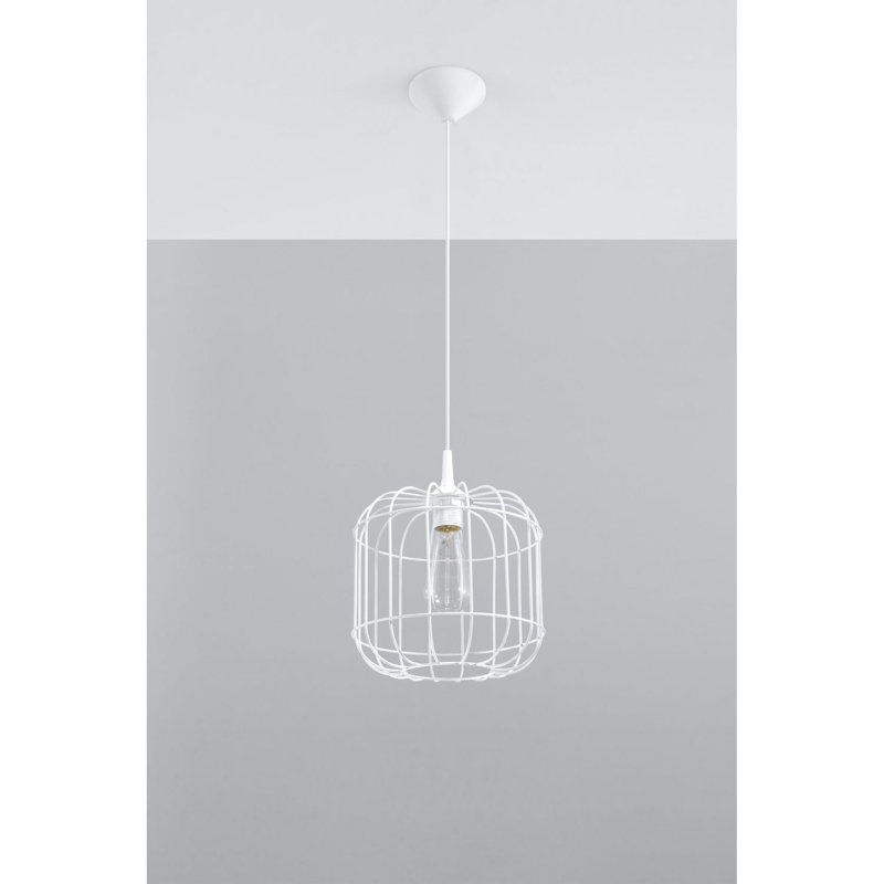 Dicus 1 - Light Geometric Pendant, White