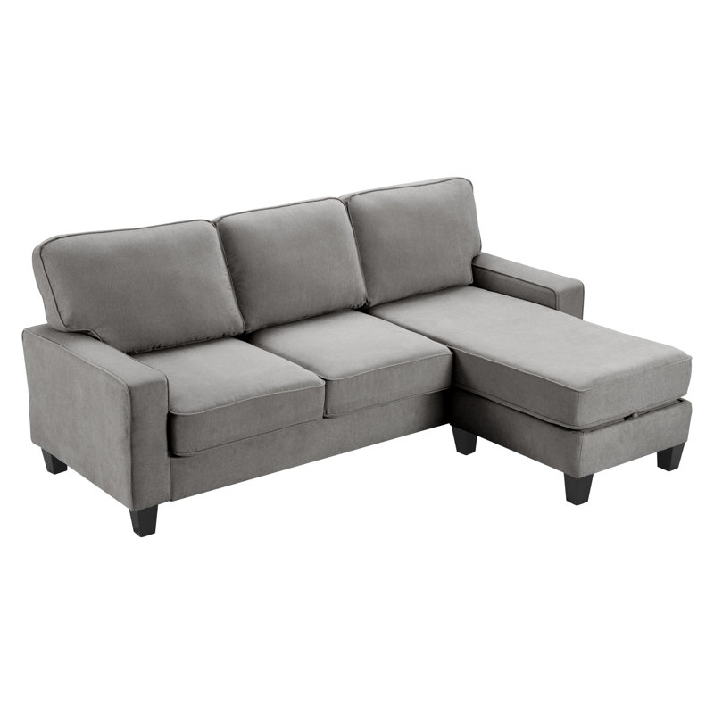 Canapé modulaire réversible avec rangement Serta Palisades, gris