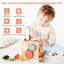 Wooden Alphabet Puzzle and Matching Game with Flash Cards