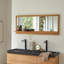 Easy Rectangle Solid Wood Mirror