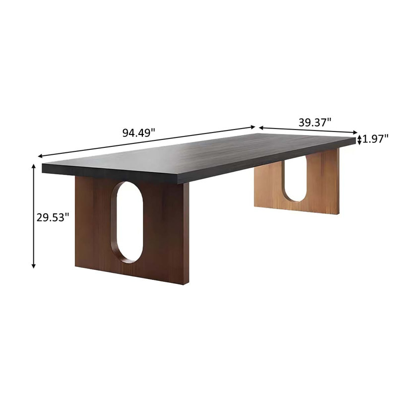 Table de conférence 94,49 po, 29.53" H x 94.49" W x39.37" D