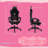 Adjustable Reclining Ergonomic Leather Swiveling PC & Racing Game Chair with Footrest-2123654283