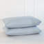 Taies d'oreiller 100% coton lavé MooMee-108202824-108202831