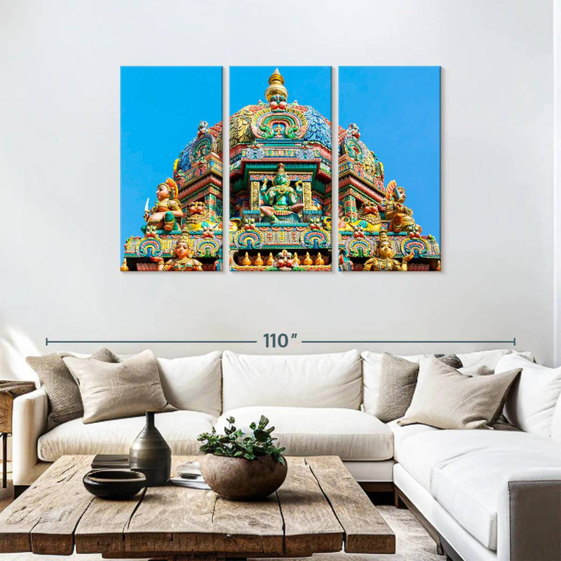 Rorry Ornate Sri Mariamman Temple, 48" H x 74" W