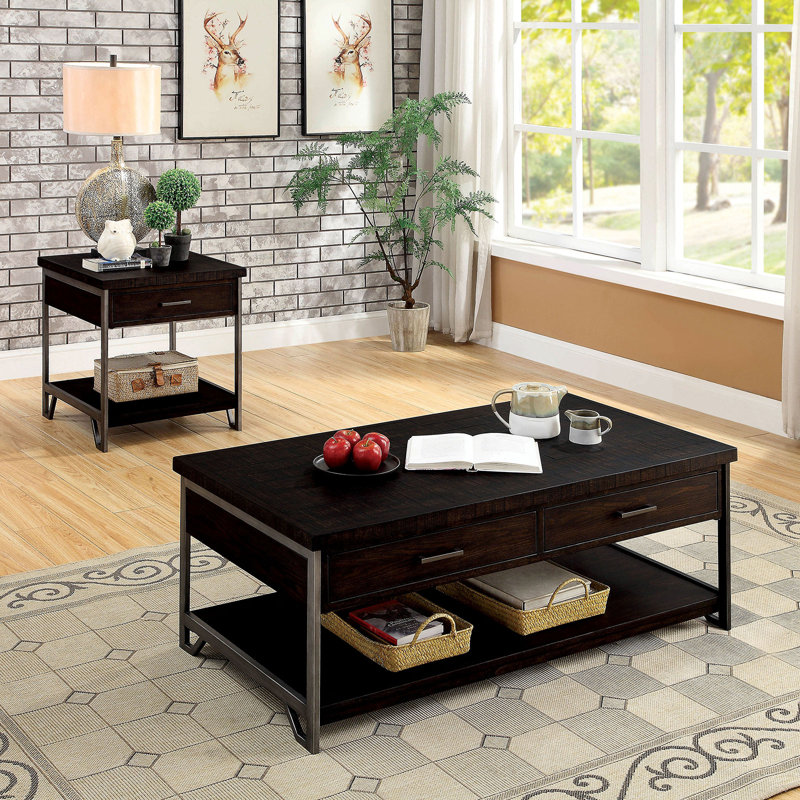 Table de bout avec rangement Cambree
