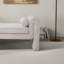 Banc Regent en chenille crème