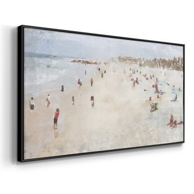 «Fun On the Beach I», toile tendue avec châssis, prête à être accrochée