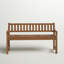 Glyndon Solid Wood Acacia Outdoor Bench
