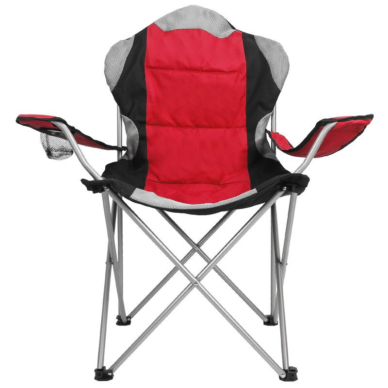 Chaise de camping pliante Shila, Rouge