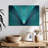 Harnek Abstract Blue Palm-111858841