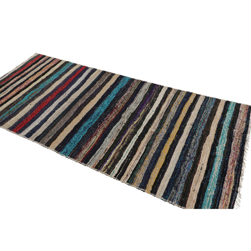 Kilim & Flat Weave One-of-a-Kind 4'2X8'7 Area Rug
