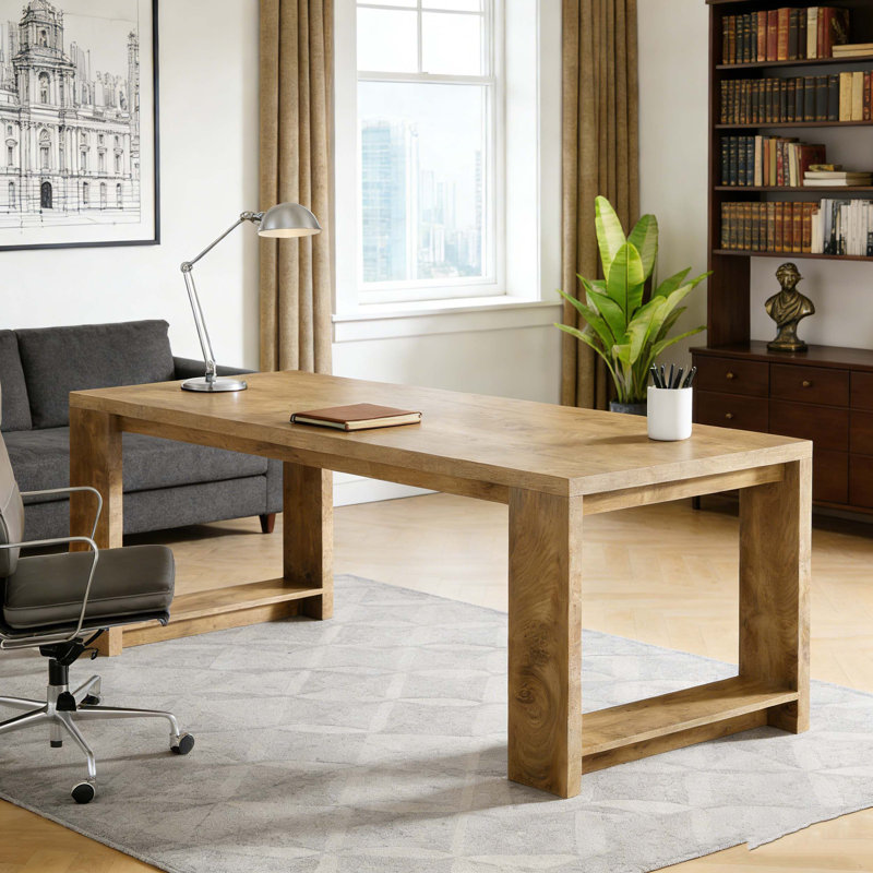Table de conférence 86 po pour deux personnes, bureau d'ordinateur pour deux personnes