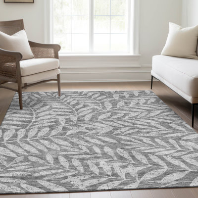 Premium Machine Washable Prisco Grey Rug
