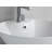 34.62" Tall Ceramic Circular Pedestal Bathroom Sink with Overflow-55036300