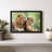 Animal " Lion Couple Wall Art "-101779406